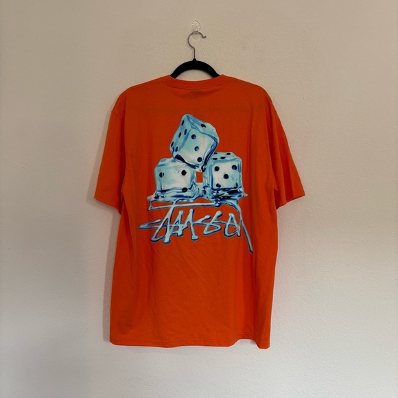 Stussy Other - Stussy Mens Melted Tee in Coral
